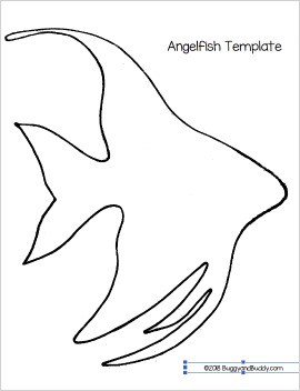 free angelfish template