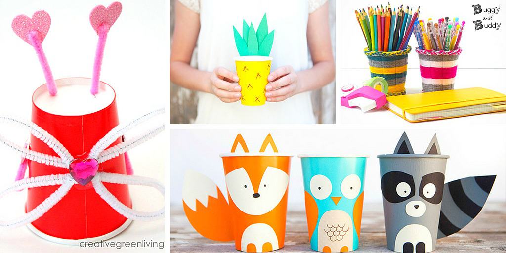 20+ Cup Crafts for Kids - Buggy and Buddy