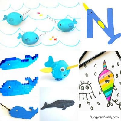 10 Adorable Narwhal Crafts for Kids