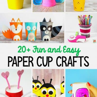 20+ Cup Crafts for Kids