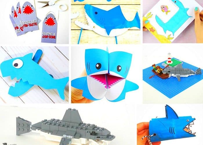 shark crafts and activities for kids