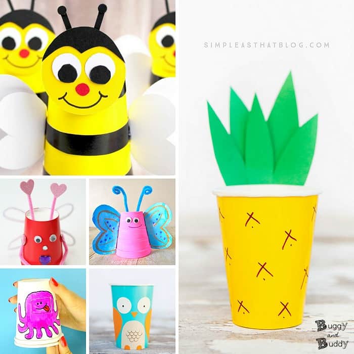 20+ Paper Cup Crafts for Kids