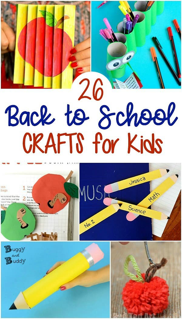 25+ Back to School Crafts for Kids - Buggy and Buddy