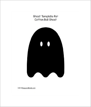 free printable ghost template pdf