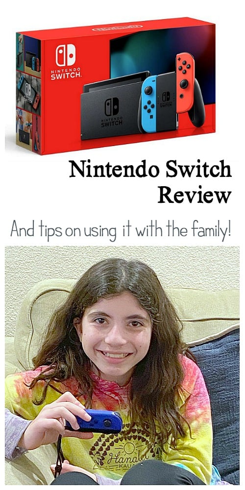 Nintendo Switch Gaming System Review and tips on using with your family as well as our favorite games