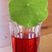 add red food coloring to the water