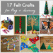 17 Felt Craft Projects for Play and Learning from Buggy and Buddy