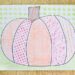 Texture Pumpkin: Fall Art Project for Kids~ BuggyandBuddy.com