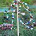 Beaded Garden Ornaments in the Fairy Garden (Inspired by Jean Van't Hul's The Artful Year)