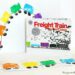 Preschool Art Project: Sponge Painted Train Craft for Kids based on Freight Train~ BuggyandBuddy.com