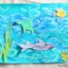 Ocean Art Project for Kids Using Oil Pastels, Watercolor, and Salt ~ BuggyandBuddy.com