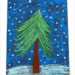 Winter Tree Art Project for Kids using oil pastels!