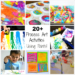 20+ Process Art Activities for Preschoolers using tempera and watercolor paints!