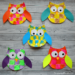 Sponge Painted Owl Craft for Kids with free owl template printable
