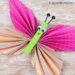 Folded Paper Butterfly Craft for Kids with Printable Templates
