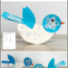 Winter bird craft for kids using free bird template